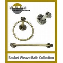 Emenee Bath Accessories Basket Weave Collection